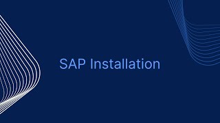 SAP Installation kurz zusammengefasst [upl. by Swope225]