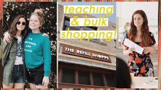 Visiting the Refill Shoppe amp Teaching a Class  My Favorite Sea Salt Spray Recipe Weekend Vlog [upl. by Arlynne202]