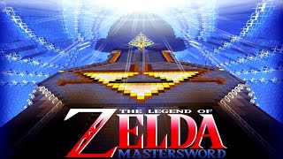 Minecraft Mega Build  Links Master Sword  The Legend of Zelda [upl. by Elrebmik964]