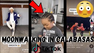 Moonwalking in Calabasas TikTok Compilation  DDGs Dance [upl. by Lejna]