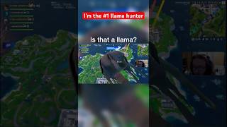 1 llama hunter in Fortnite 😎 fortnite gaming streamer twitch gaming shorts clips [upl. by Nylidnarb]