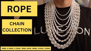 Updated Luke Zion Jewelry Rope Chain Collection [upl. by Nadnerb]