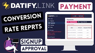 I made 🔥 8000 First From Datify Link 😍 My Payment Proof  Best Dating Smartlink CPA Network Datify [upl. by Darci889]