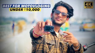 Best Budget Action Camera For Motovlogging🔥under ₹10000😍 [upl. by Ulysses]