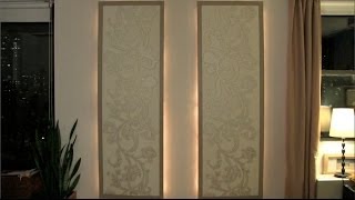 How to make lighted floating wall panels [upl. by Ezequiel]