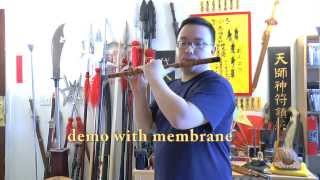 Best Dizi Chinese Flute 101 by Mak Jo Si the Taoist Master Great for DIY Learners [upl. by Aleacim]