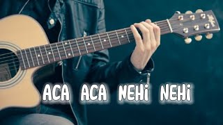 Aca aca Nehi nehi  cover kustik video Lirik [upl. by Falito]