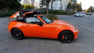 Mazda MX 5 RF 30th Anniversary Edition Roof Retraction [upl. by Arot]