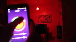 How To SetupInstall a Wifi Smart Led Light Bulb Dimmable RGB From Amazon Using Smart Life App [upl. by Tiduj]