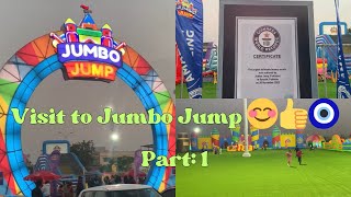 Part 1 Bouncing Bliss Exploring the Jumbo Jump Inflatable Wonderland  FunFilled Day 😊🧿 [upl. by Inad]