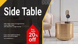 Buy Side Table Online At Angie Homes  Luxury Side Table with Best Price Angie Homes [upl. by Breena1]