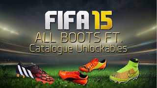 All FIFA 15 Boots Ft EAS FC Catalogue Unlockables [upl. by Olram]