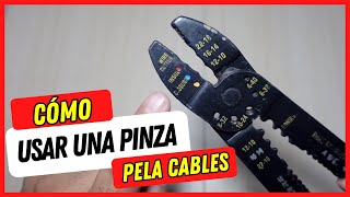 Pinza Pela Cable ✅ Cómo usar Fácil [upl. by Nosduj]