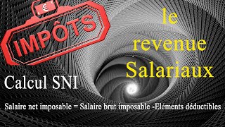 Revenu salariaux Calcul de salaire Net imposable [upl. by Giglio]