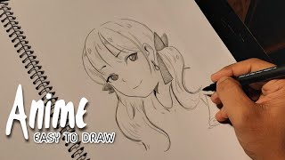 how to draw anime characters step by step [upl. by Eecram]