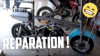 REPARATION DE MA MOBYLETTE MOTOBECANE [upl. by Nirrac]