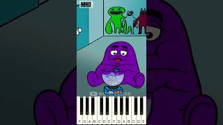 Grimace Shake  Huggy Wuggy Goniverse  Piano Tutorial [upl. by Koy]