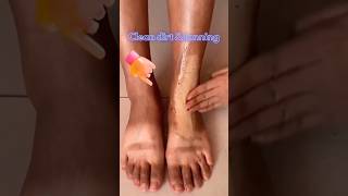 Remove dead skin amp suntandirt  get fair feeteasy pedicure  homeremedies skincareshortssuntan [upl. by Brew725]