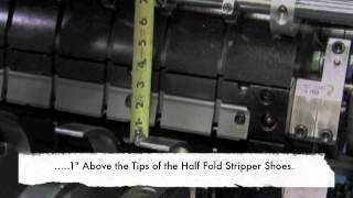 Half Fold Jaw Release Timing  1240 Folder Tutorial Series [upl. by Tnecniv561]