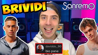 BRIVIDI  MAHMOOD BLANCO ma con i COMMENTI🎤 Sanremo 2022 COVER [upl. by Konstance]