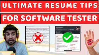 11 Resume Tips That Will Help You Get Hired  QA Resume for Experienced [upl. by Scotti]