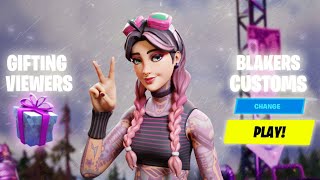 WIN CUSTOM  1000 VBUCKS GIFTING VIEWERS FORTNITE CUSTOMS LIVE [upl. by Bennion]