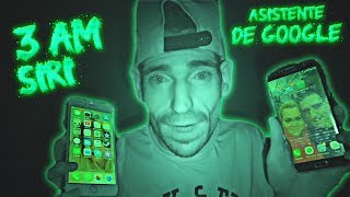 SIRI VS ASISTENTE DE GOOGLE A LAS 3 AM Se pelean por mi y termina muy mal [upl. by Neelie]