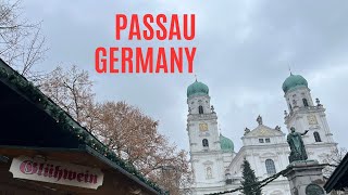 PASSAU  A Walking Tour of a German City where Three Rivers Come Together [upl. by Neyut]