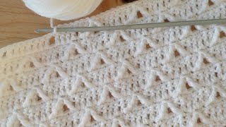 Interesting but simple crochet pattern with 4 rows SUPER EASY Pattern Crochet [upl. by Yliab174]