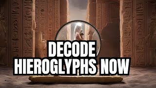 Decoding Hieroglyphs Unlocking Ancient Egypts Language 📝🔍shorts egypt [upl. by Ainad]