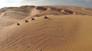 Glamis Dunes Aerial Video with Yamaha SE Raptor 700R and YFZ450R  GoPro [upl. by Buatti]