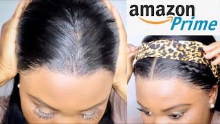 GIRL SHES 47 🔥🤯 AMAZON PRIME WIG INSTALL  SENSATIONNEL HUMAN HAIR BLEND BUTTA LACE BOHEMIAN [upl. by Naggem]