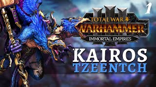 LORD OF THE WINGS  Immortal Empires  Total War Warhammer 3  Tzeentch  Kairos 1 [upl. by Sarine]