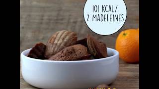 Madeleines au chocolat et à lorange  CroqKilos [upl. by Christel]