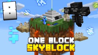 Minecraft Skyblock But You Only Get ONE BLOCK 8 [upl. by Dilly]