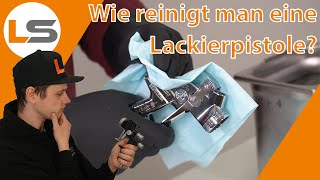 Lackierpistole richtig reinigen  LACKSTORE [upl. by Narad]