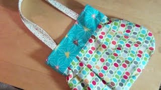 A fun reversible handbag for you to sew by Debbie Shore [upl. by Nolad]