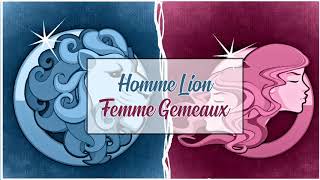 Homme Lion ♌ Femme Gémeaux ♊  Compatibilité Amoureuse Astrologique [upl. by Irmo330]