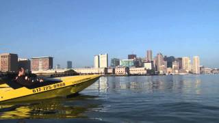 Travel New England Tour Bostons Waterfront by Mini Speed Boat [upl. by Schick]