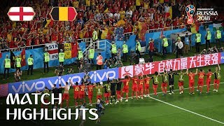 England v Belgium  2018 FIFA World Cup  Match Highlights [upl. by Adiell]