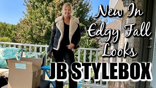 JB Stylebox  Suede Coated Pants Stripes  Edgy Fall Pieces [upl. by Ennasor711]