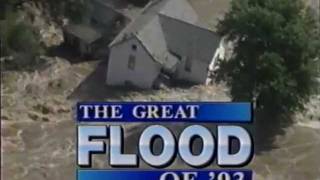 KSDK Great Flood of 93 October 1993 [upl. by Barthol]