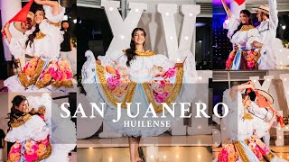 El mejor baile sorpresa de 15 años El Sanjuanero Huilense Un Baile de Quinceañera que Resplandece [upl. by Yralam249]