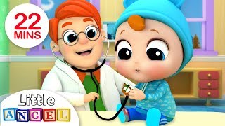 Going To The Doctor  More Little Angel Kids Songs amp Nursery Rhymes [upl. by Eednil]