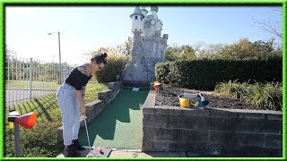 CASTLES HOLE IN ONES AND MINI GOLF FUN  Brooks Holt [upl. by Eilama139]