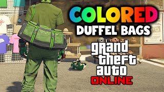 MODDED DUFFEL BAGS  HUSKY70 JOBS  GTA ONLINE 163 SAVE METHOD [upl. by Mindy663]