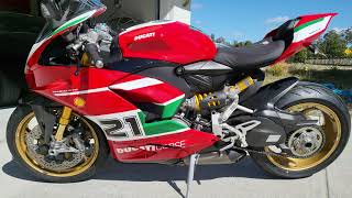 Marchesini M7RS Forged Aluminium wheels fitted to 2022 Ducati Panigale V2 Bayliss [upl. by Lraep620]