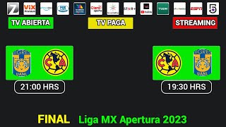 FECHAS HORARIOS y CANALES CONFIRMADOS para los CUARTOS DE FINAL en la LIGA MX CLAUSURA 2023 [upl. by Rosenkrantz317]