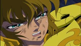 Escena De Radamanthys Vs Mu Milo amp Aioria Saint Seiya Hades Santuario Español Latino DVD [upl. by Ainesell460]