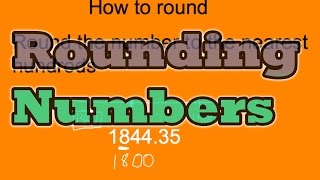 Round Whole Numbers to the Nearest [upl. by Elocyn]